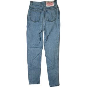 Vintage bongo light wash high rise high waisted straight leg jeans 90s 1990s